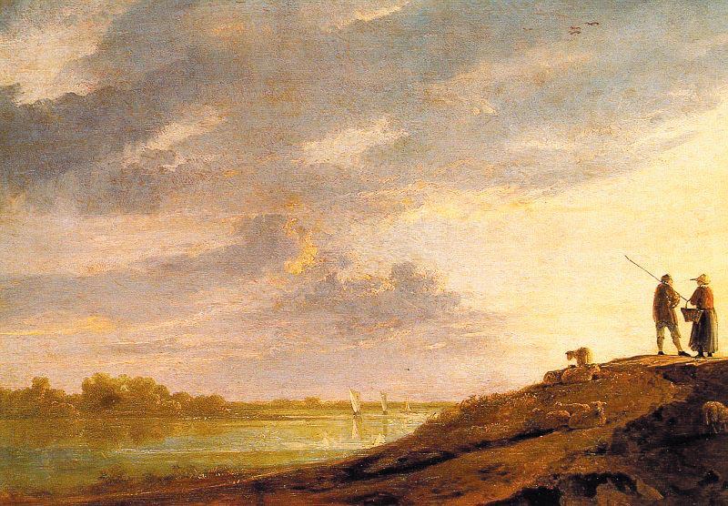 Aelbert Cuyp River Sunset oil painting picture